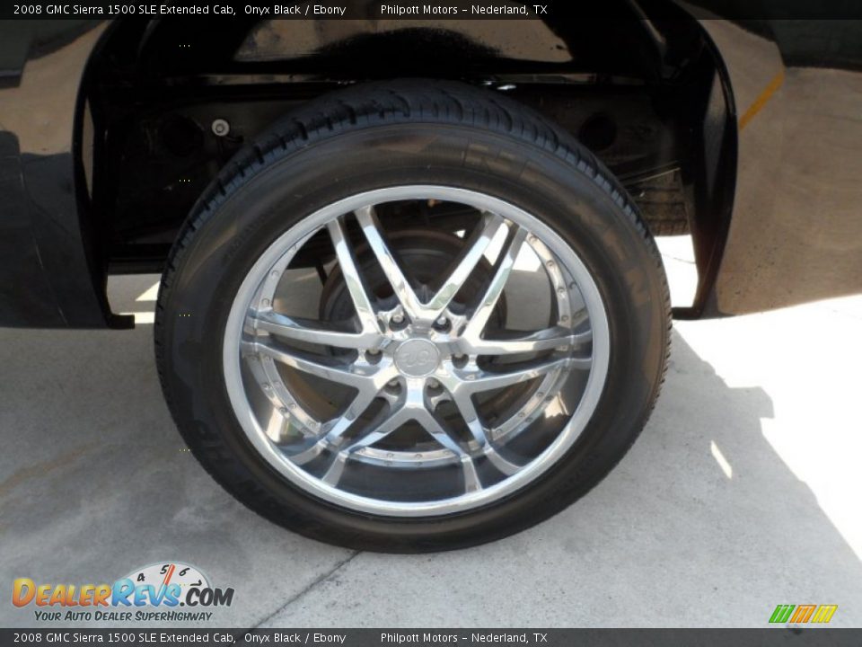 Custom Wheels of 2008 GMC Sierra 1500 SLE Extended Cab Photo #12