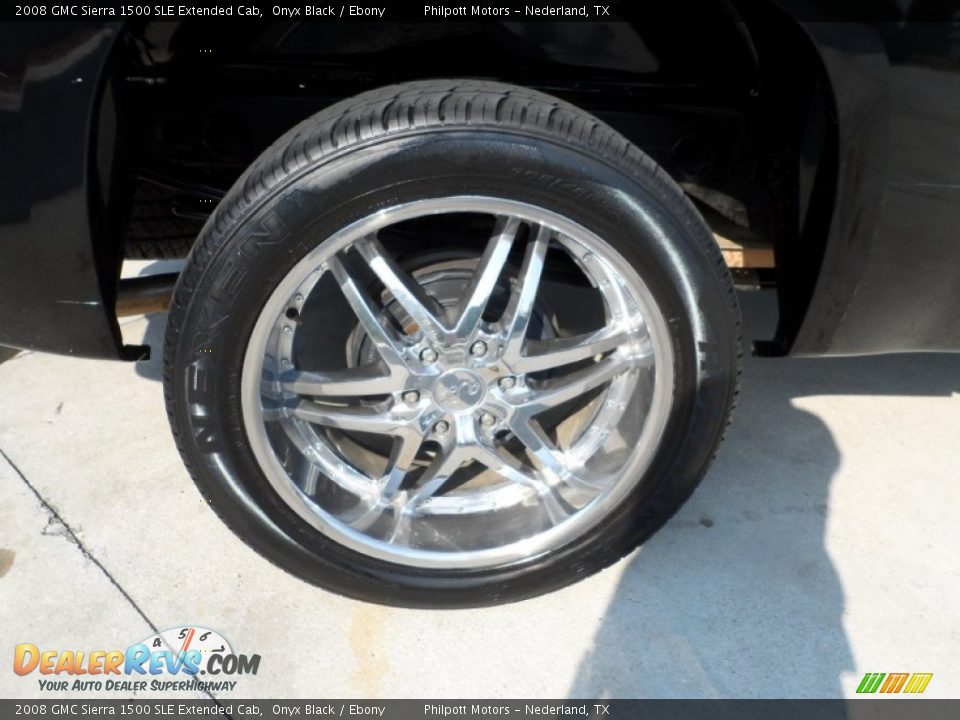 Custom Wheels of 2008 GMC Sierra 1500 SLE Extended Cab Photo #13