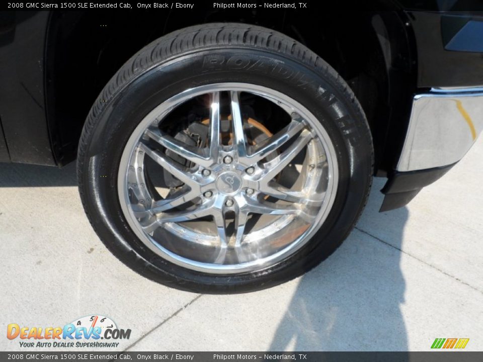 Custom Wheels of 2008 GMC Sierra 1500 SLE Extended Cab Photo #14