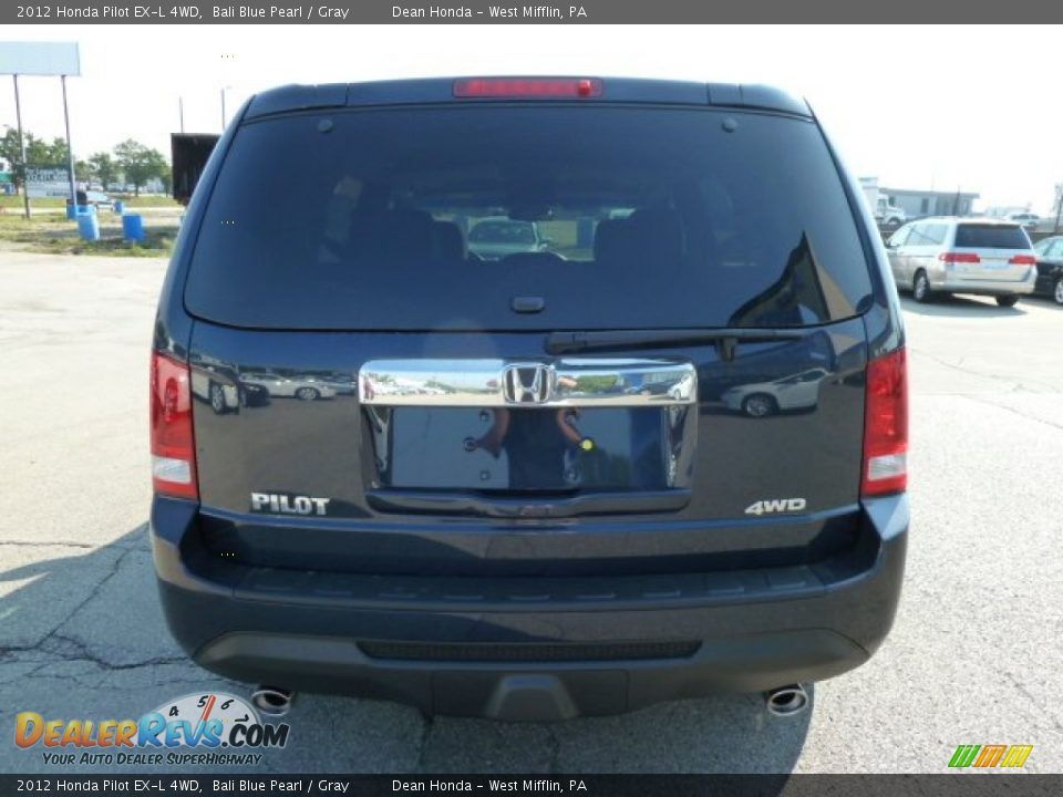 Bali Blue Pearl 2012 Honda Pilot EX-L 4WD Photo #4