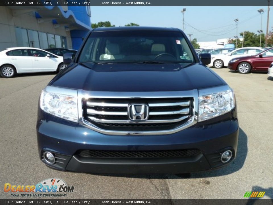 Bali Blue Pearl 2012 Honda Pilot EX-L 4WD Photo #8
