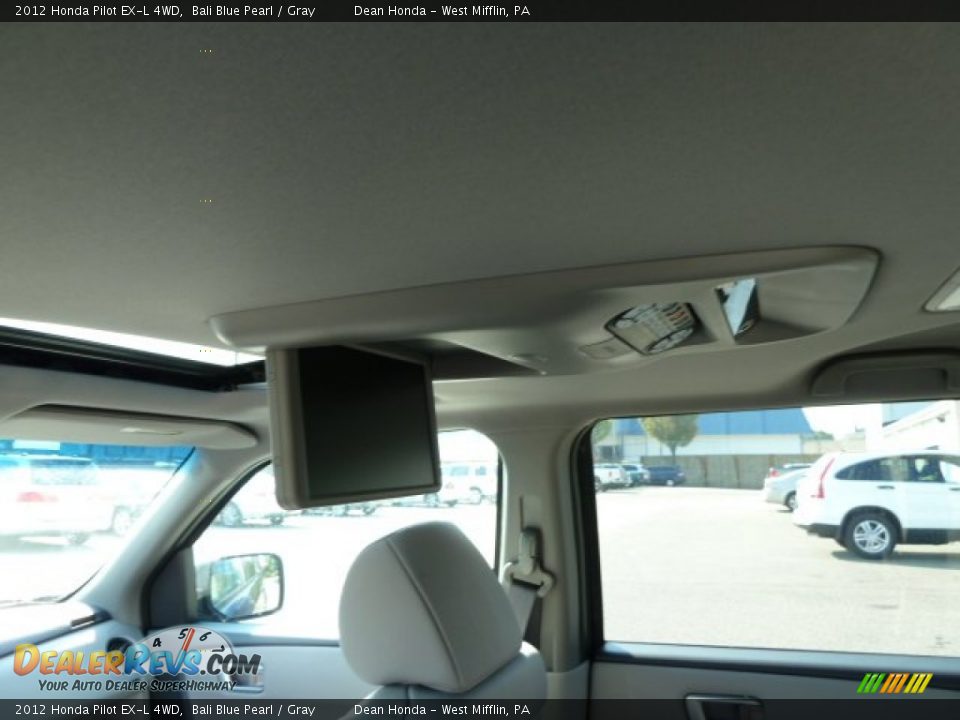 2012 Honda Pilot EX-L 4WD Bali Blue Pearl / Gray Photo #13