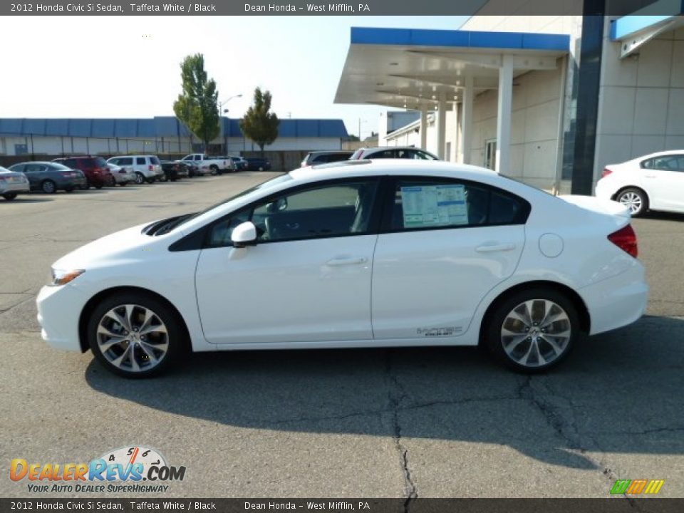 2012 Honda civic si sedan white #6