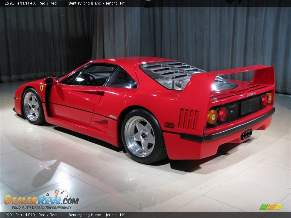 Red 1991 Ferrari F40  Photo #2