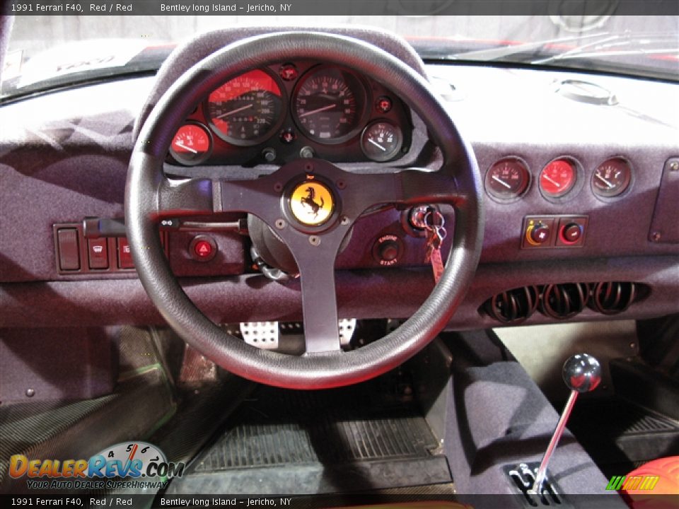 Dashboard of 1991 Ferrari F40  Photo #7