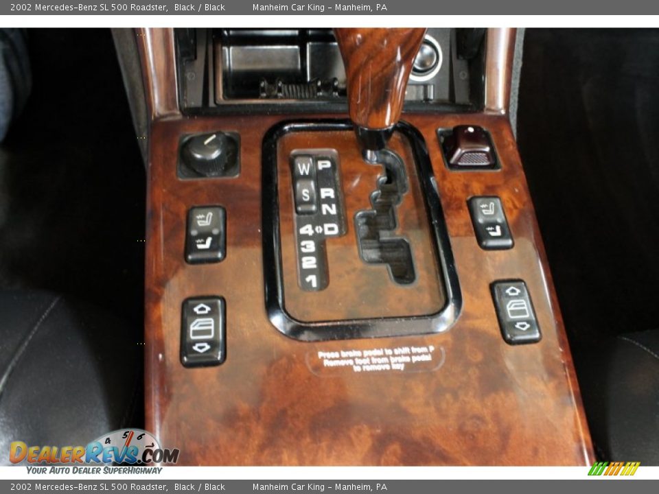2002 Mercedes-Benz SL 500 Roadster Shifter Photo #8