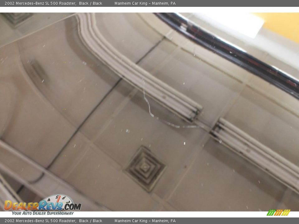 2002 Mercedes-Benz SL 500 Roadster Black / Black Photo #23