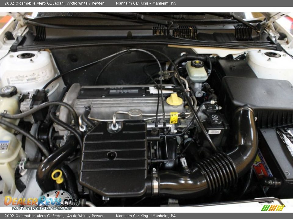 2002 Oldsmobile Alero GL Sedan 2.2 Liter DOHC 16-Valve 4 Cylinder Engine Photo #15