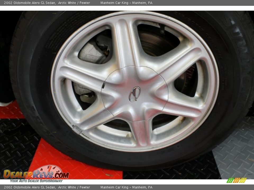 2002 Oldsmobile Alero GL Sedan Arctic White / Pewter Photo #16