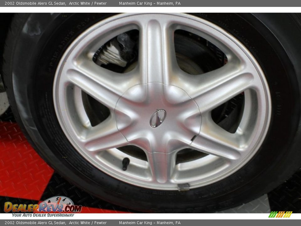 2002 Oldsmobile Alero GL Sedan Arctic White / Pewter Photo #17