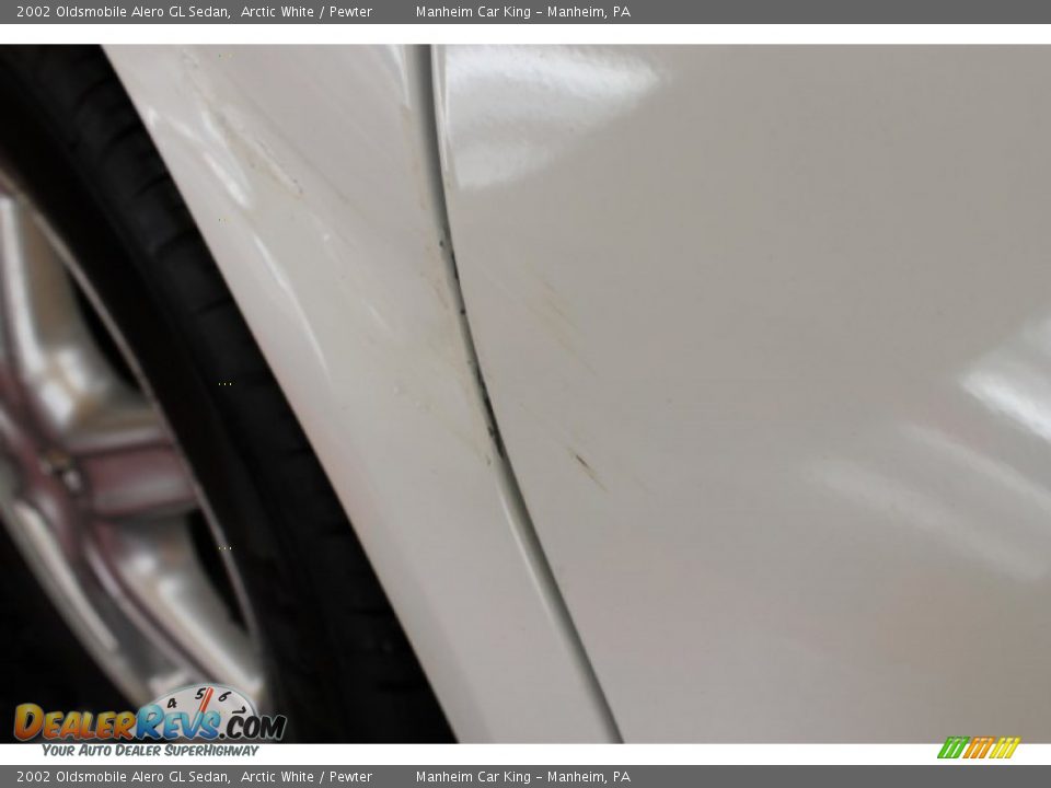 2002 Oldsmobile Alero GL Sedan Arctic White / Pewter Photo #23