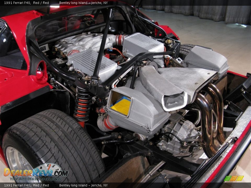 1991 Ferrari F40  2.9L Turbocharged DOHC 32V V8 Engine Photo #18