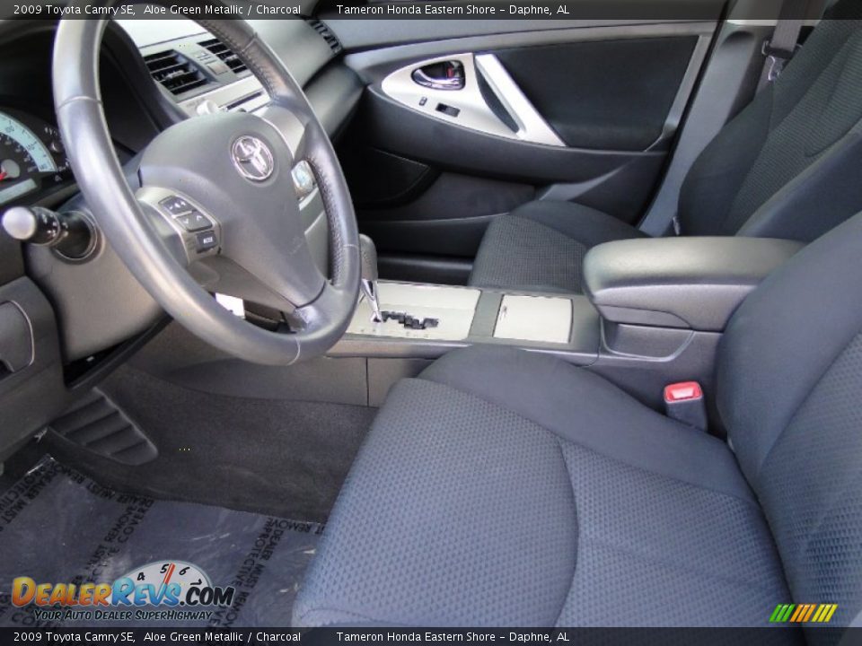 2009 Toyota Camry SE Aloe Green Metallic / Charcoal Photo #12