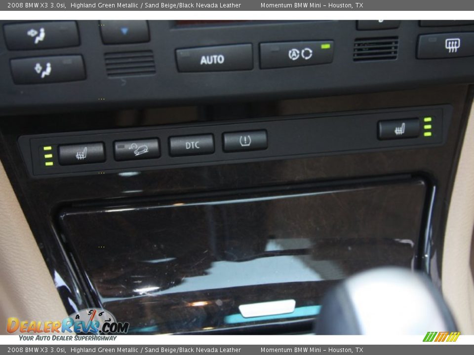 2008 BMW X3 3.0si Highland Green Metallic / Sand Beige/Black Nevada Leather Photo #18