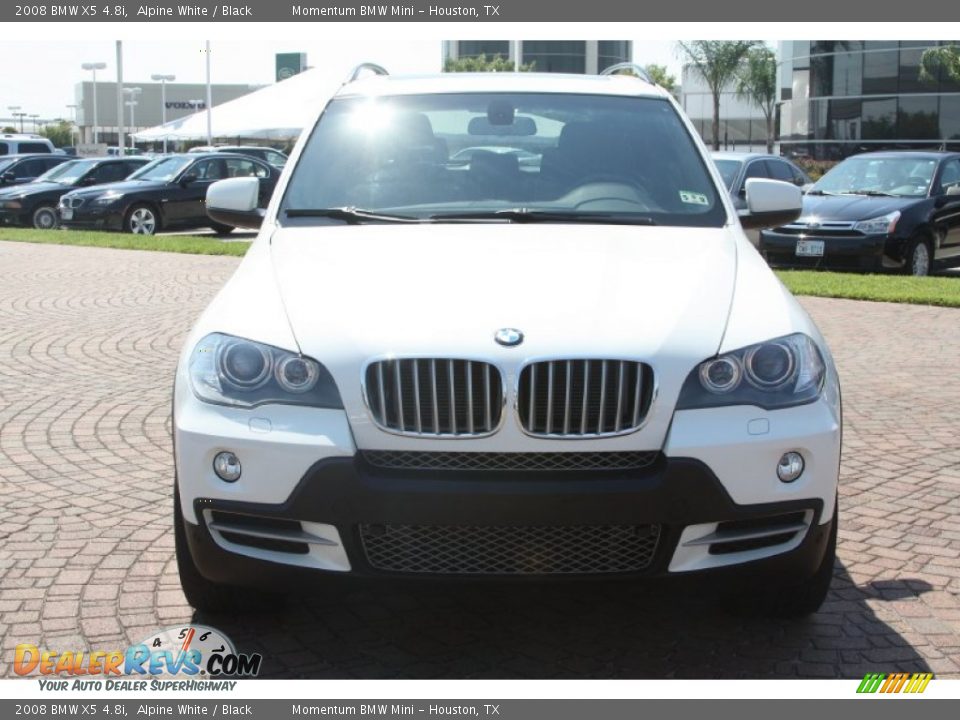 2008 BMW X5 4.8i Alpine White / Black Photo #2