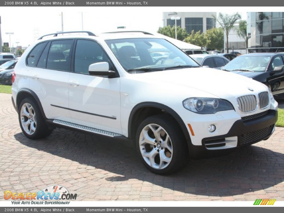2008 BMW X5 4.8i Alpine White / Black Photo #4