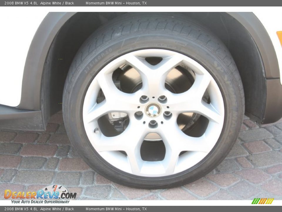 2008 BMW X5 4.8i Alpine White / Black Photo #5