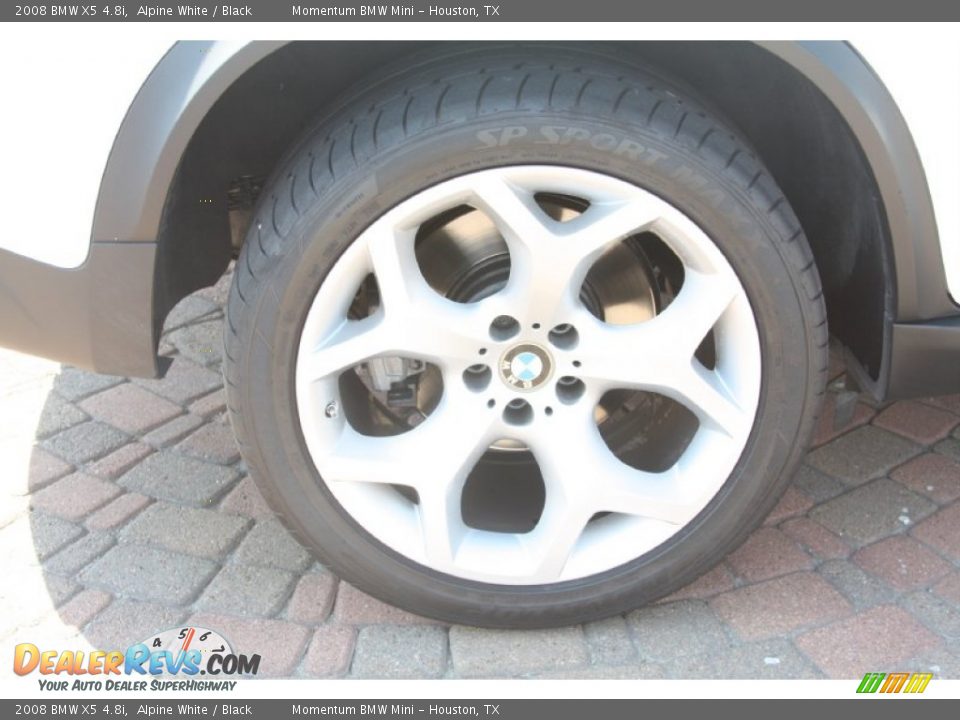 2008 BMW X5 4.8i Alpine White / Black Photo #6