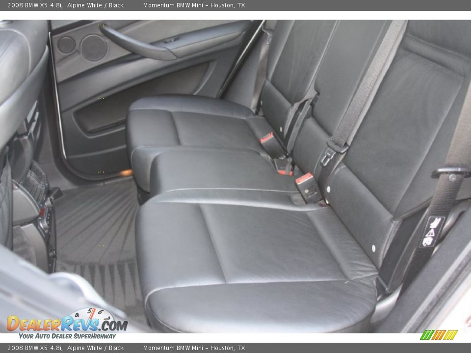 2008 BMW X5 4.8i Alpine White / Black Photo #12