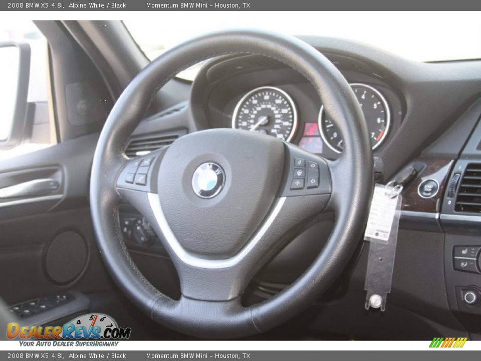 2008 BMW X5 4.8i Alpine White / Black Photo #33