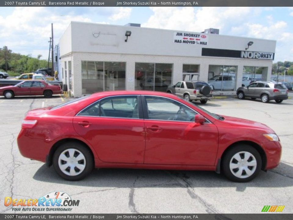 2007 Toyota Camry LE Barcelona Red Metallic / Bisque Photo #2
