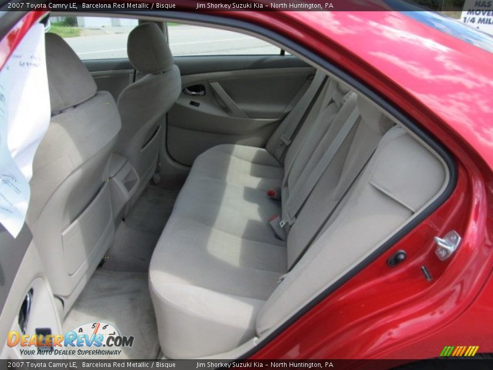 2007 Toyota Camry LE Barcelona Red Metallic / Bisque Photo #7