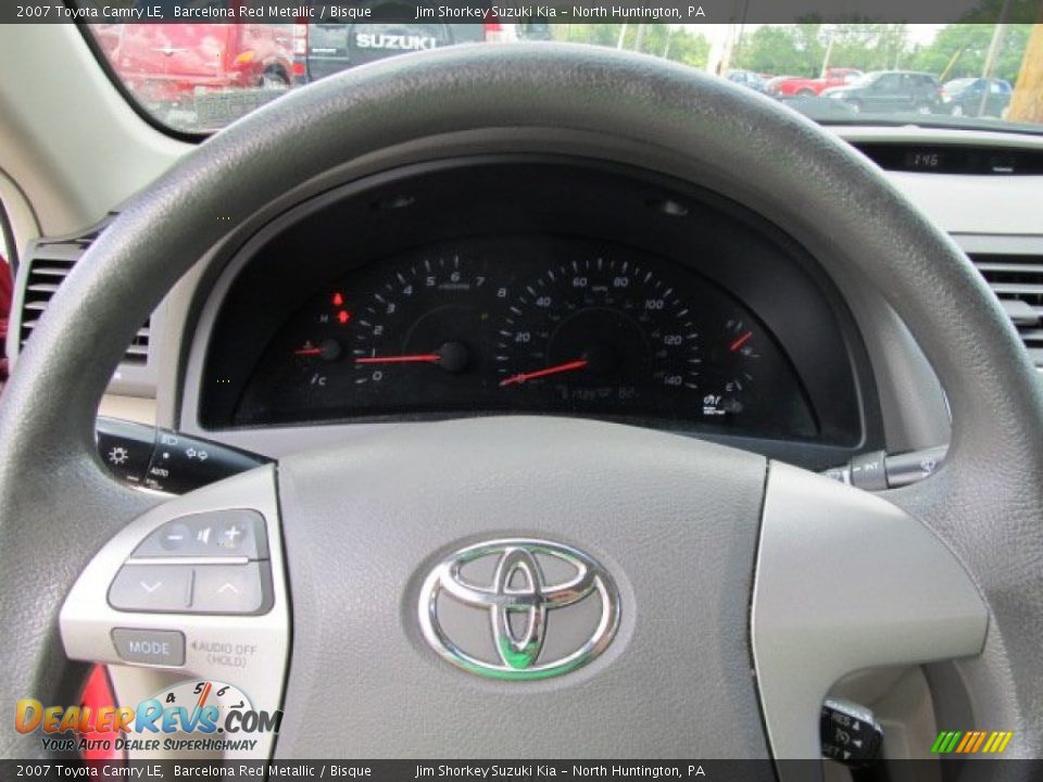 2007 Toyota Camry LE Barcelona Red Metallic / Bisque Photo #13