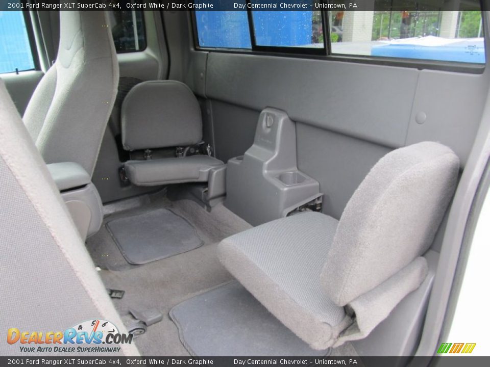 Dark Graphite Interior - 2001 Ford Ranger XLT SuperCab 4x4 Photo #10