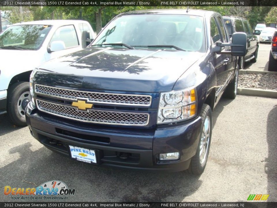 2012 Chevrolet Silverado 1500 LTZ Extended Cab 4x4 Imperial Blue Metallic / Ebony Photo #1