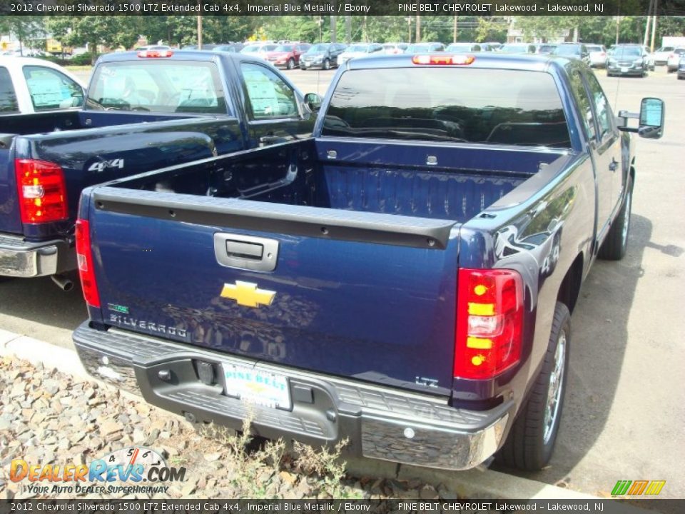 2012 Chevrolet Silverado 1500 LTZ Extended Cab 4x4 Imperial Blue Metallic / Ebony Photo #2