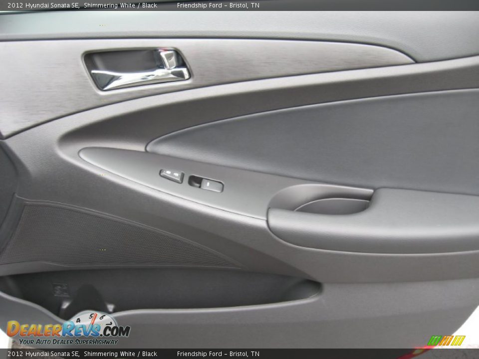 2012 Hyundai Sonata SE Shimmering White / Black Photo #21