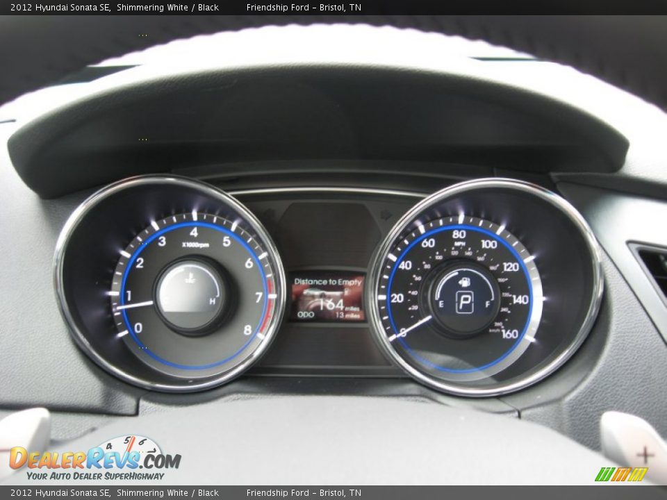 2012 Hyundai Sonata SE Gauges Photo #28