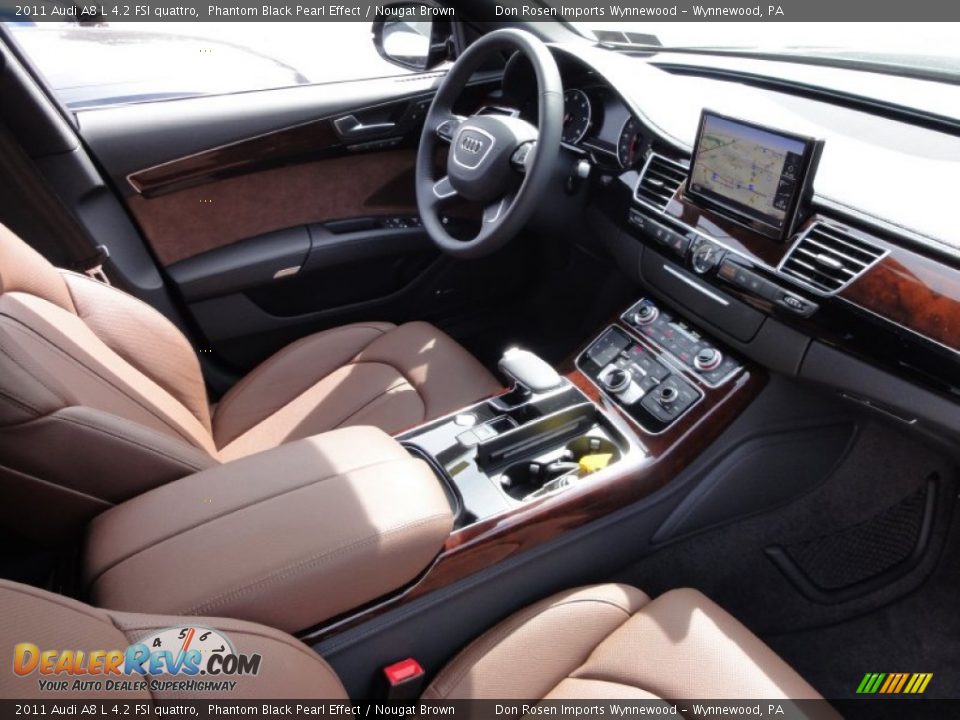 Nougat Brown Interior 2011 Audi A8 L 4 2 Fsi Quattro Photo