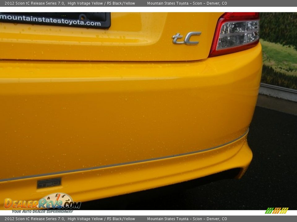 2012 Scion tC Release Series 7.0 High Voltage Yellow / RS Black/Yellow Photo #18