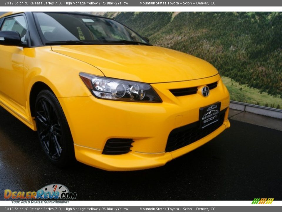 2012 Scion tC Release Series 7.0 High Voltage Yellow / RS Black/Yellow Photo #19