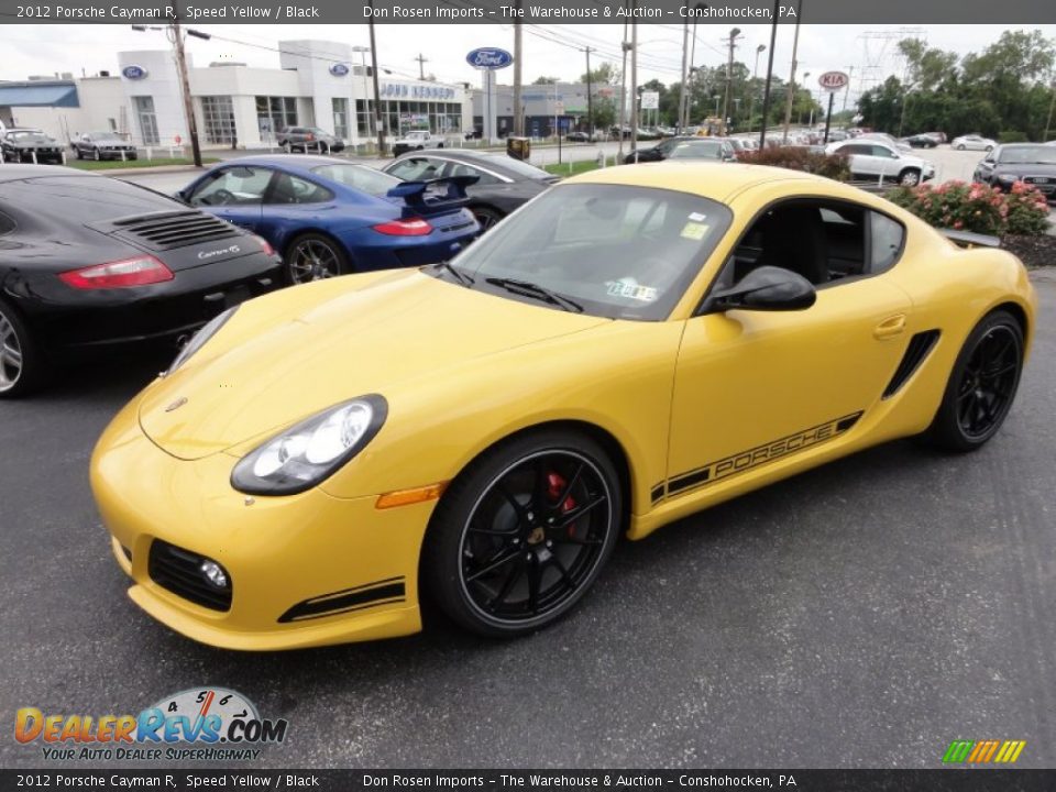 Front 3/4 View of 2012 Porsche Cayman R Photo #2