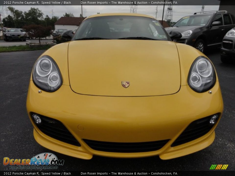 Speed Yellow 2012 Porsche Cayman R Photo #3