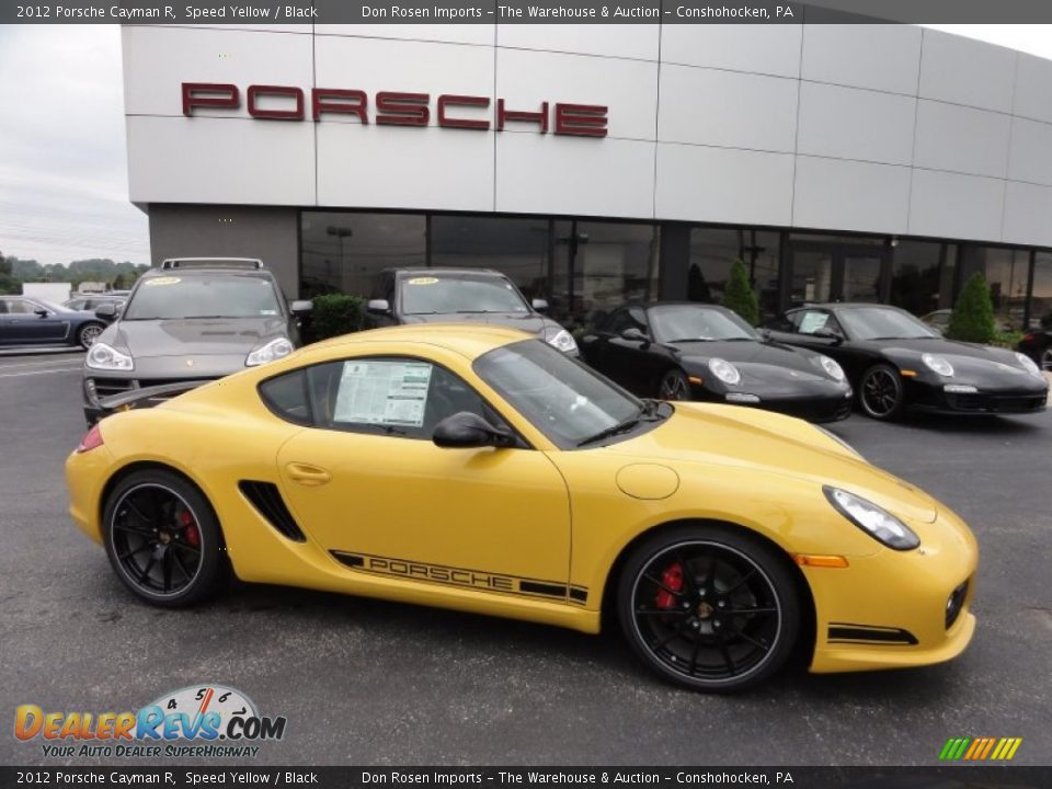 Speed Yellow 2012 Porsche Cayman R Photo #6