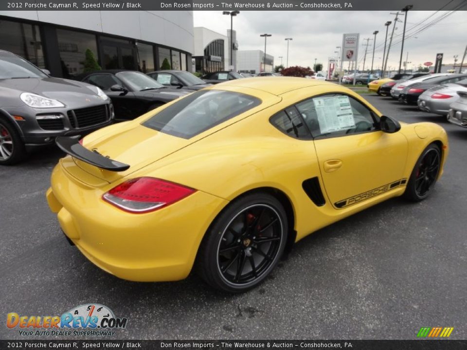Speed Yellow 2012 Porsche Cayman R Photo #7