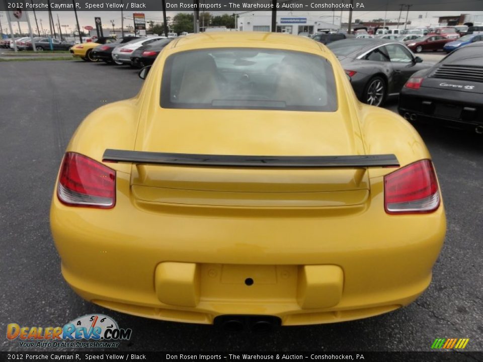 Speed Yellow 2012 Porsche Cayman R Photo #8