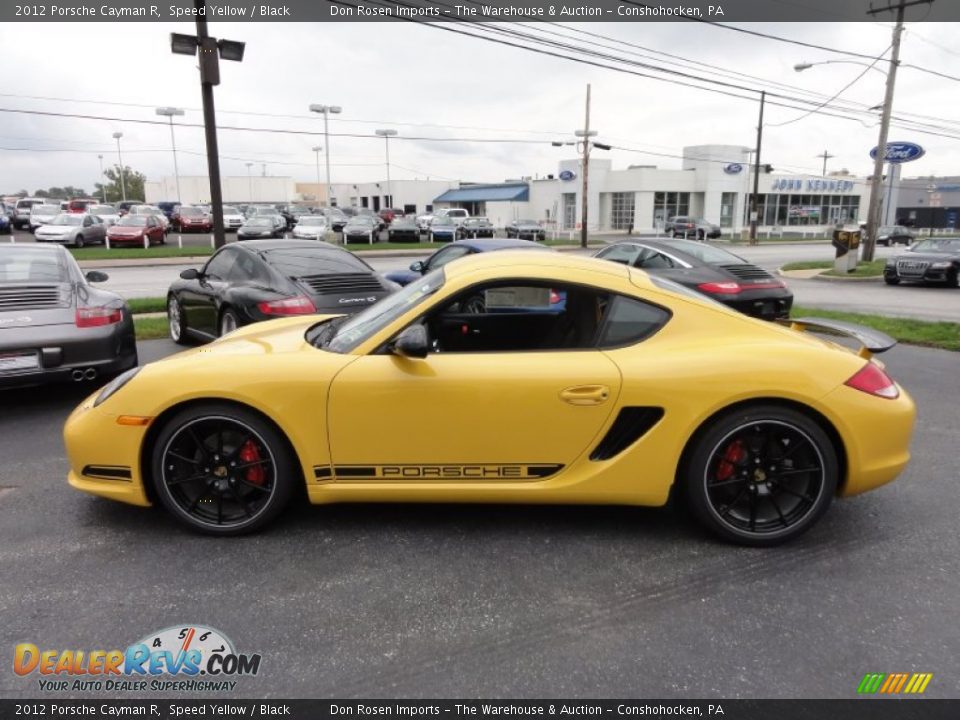 Speed Yellow 2012 Porsche Cayman R Photo #10