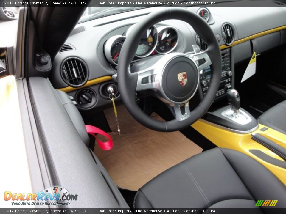 Dashboard of 2012 Porsche Cayman R Photo #11