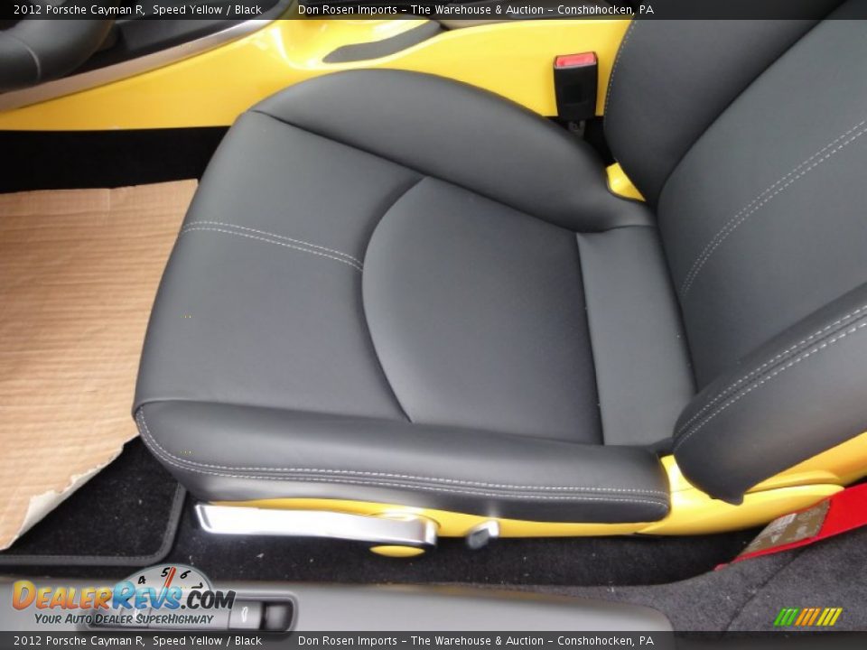 Black Interior - 2012 Porsche Cayman R Photo #15