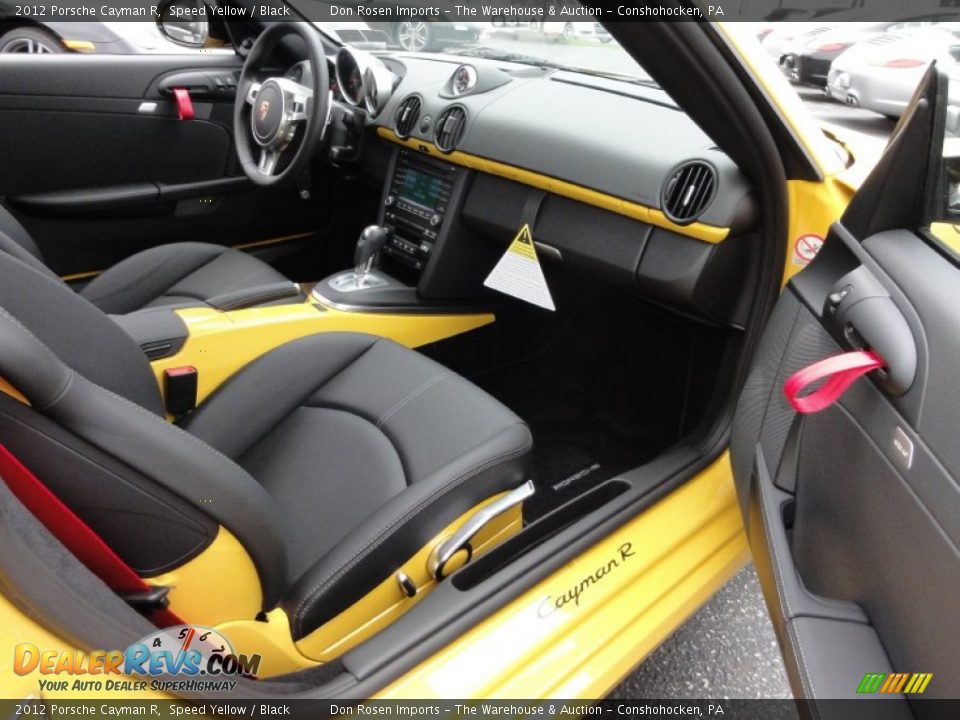 Black Interior - 2012 Porsche Cayman R Photo #17