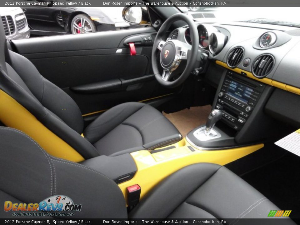 Black Interior - 2012 Porsche Cayman R Photo #18