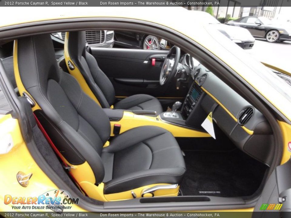 Black Interior - 2012 Porsche Cayman R Photo #19