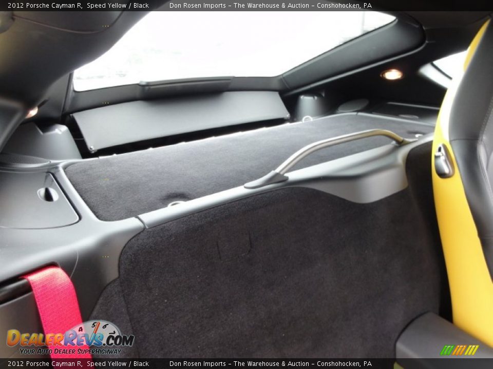 Black Interior - 2012 Porsche Cayman R Photo #20