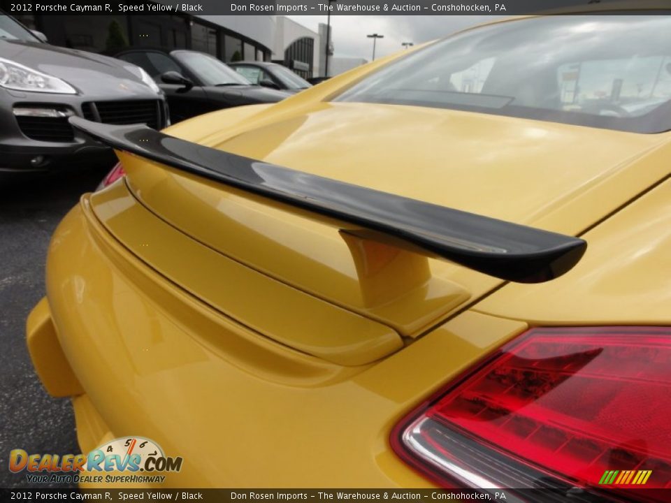 Speed Yellow 2012 Porsche Cayman R Photo #24