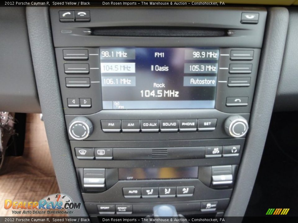 Controls of 2012 Porsche Cayman R Photo #31