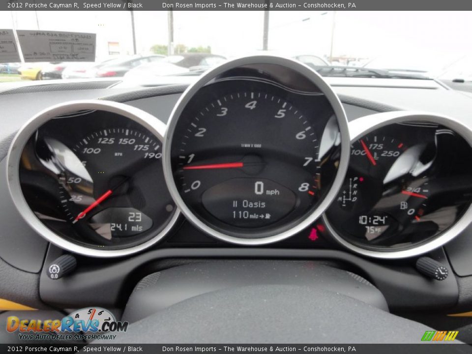 2012 Porsche Cayman R Gauges Photo #33